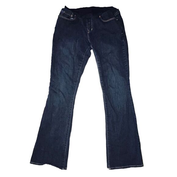 GAP 1969 Sexy Boot pull on stretch maternity jeans pants 26/2 pockets - Picture 1 of 3